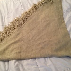tan triangle scarf